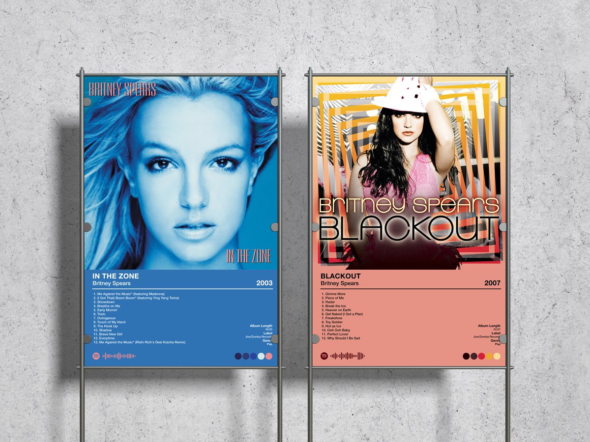LePetitBlondie's tweet image. Britney Spears Album Poster Discography
etsy.com/listing/146369…

#BritneySpears #AlbumPoster #Inthezone #Blackout #babyonemoretime #Britney #Glory