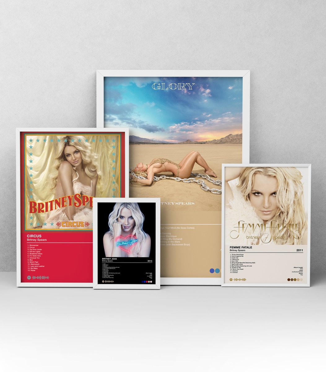 LePetitBlondie's tweet image. Britney Spears Album Poster Discography
etsy.com/listing/146369…

#BritneySpears #AlbumPoster #Inthezone #Blackout #babyonemoretime #Britney #Glory