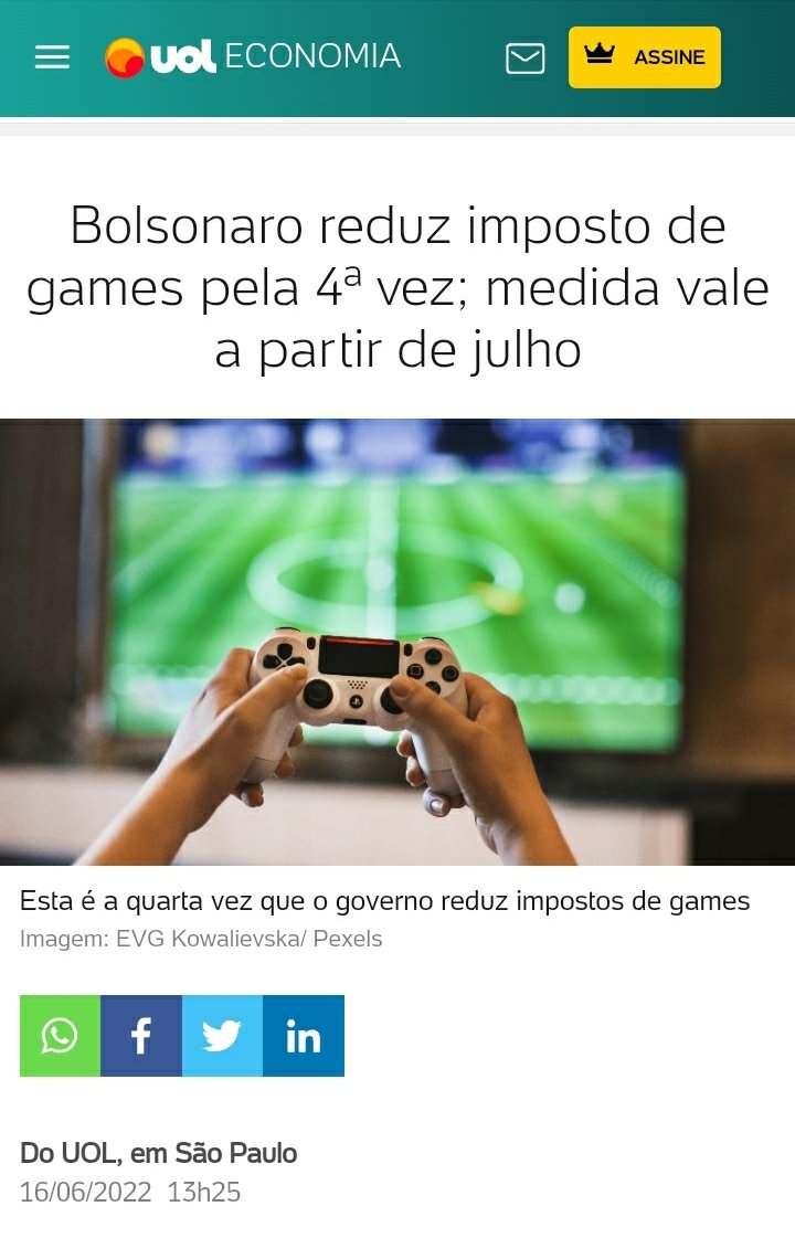 misteriouspavao's tweet photo. Lula: "Os games estão causando mais mortes que a II Guerra Mundial."

Nós tivemos um Presidente que além de reduzir imposto dos Games, era jogador!😅🇧🇷 https://t.co/6uKdVvNSBJ