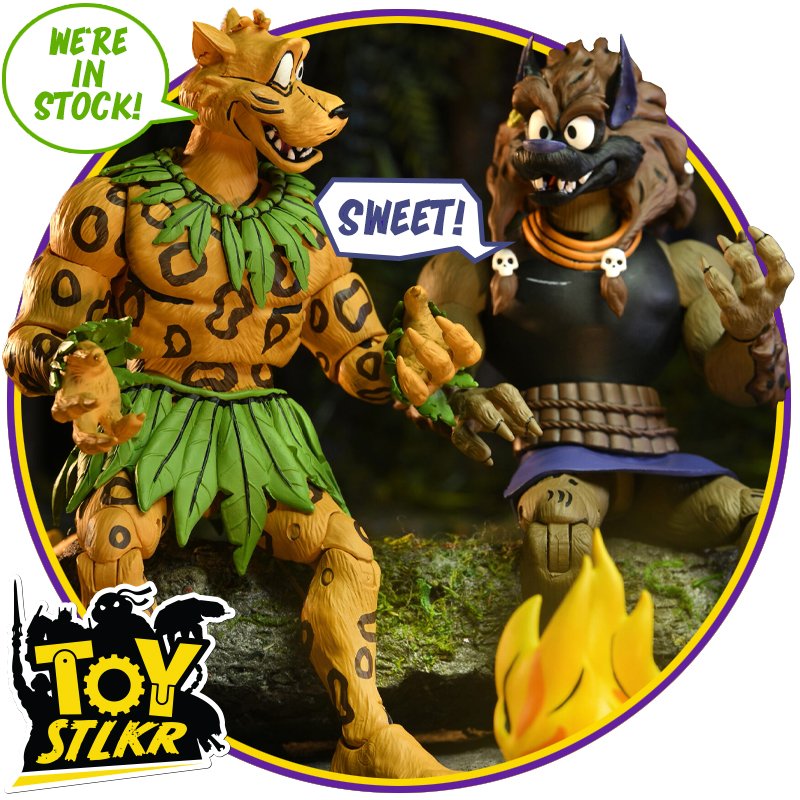 toystlkr's tweet photo. Teenage Mutant Ninja Turtles (Archie Comics) Dreadmon and Jagwar
AVAILABLE NOW!
https://t.co/MS2HR0jLH4
#archiecomics #mightymutanimals #jagwar #dreadmon #tmnt #teenagemutantninjaturtles #neca @NECA_TOYS #stlky #SLASH #actionfigures https://t.co/4dGM2mfZLX