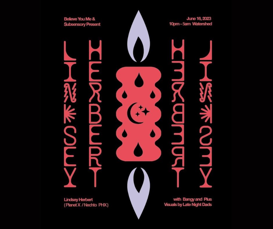 Just announced a #techno event collaboration with <a href="/believeyoumepdx/">Believe You Me</a> and <a href="/SubSensory/">SubSensory</a> presenting the PDX debut of <a href="/_lindseyherbert/">lindseyherbert</a> on June 16 in an underground setting. Follow the link in my bio for presales