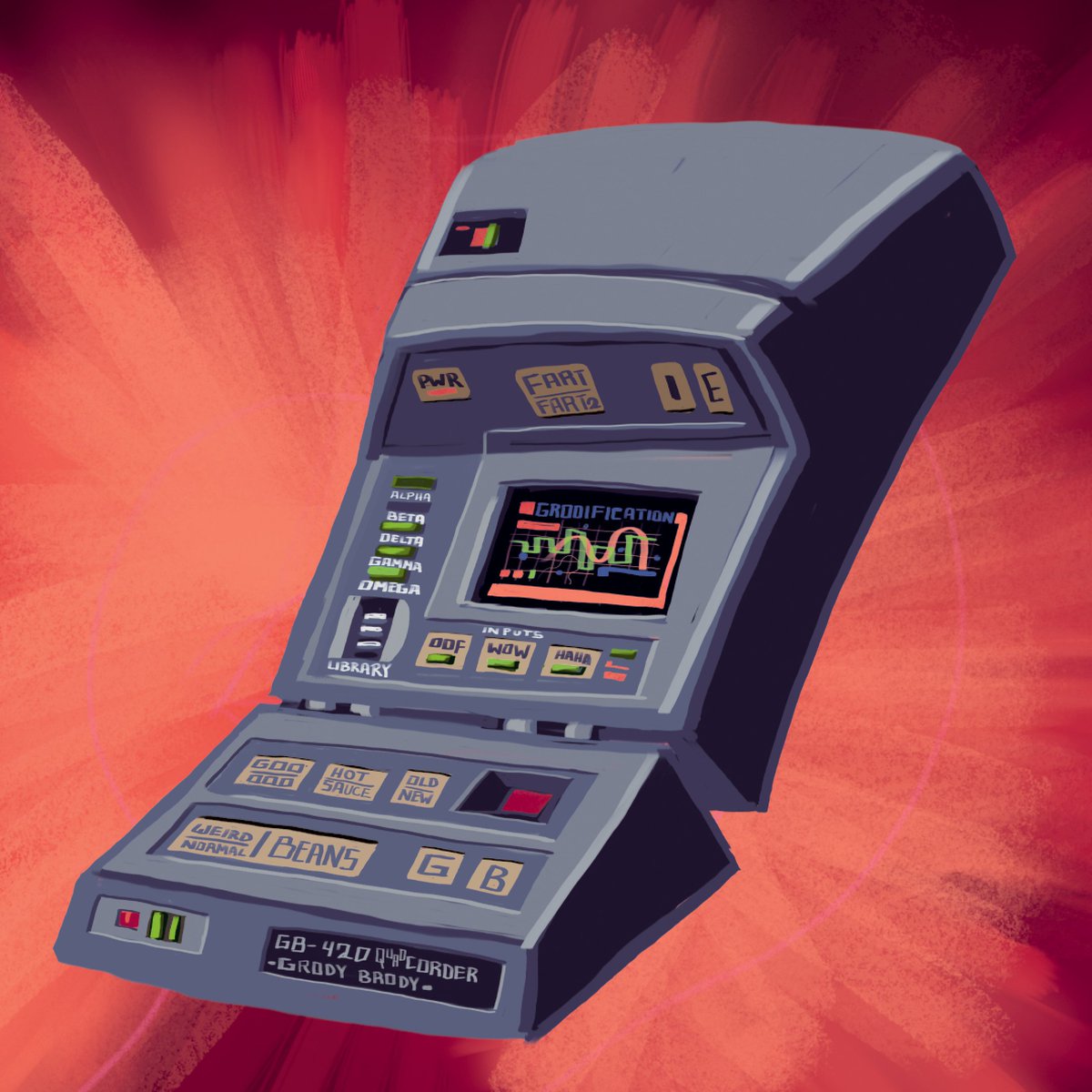 BrodyGrody's tweet photo. Doodled a Grodified Tricorder! #StarTrek #doodle #grody https://t.co/kJ43RRaWv5
