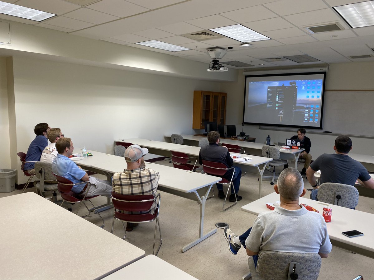 Another great <a href="/bhmdotnet/">BHM .NET Meetup</a> meetup <a href="/samfordu/">Samford University</a> learning about cloud security in <a href="/azure/">Microsoft Azure</a>!!!  Huge thanks to Hunter McGuire for presenting.