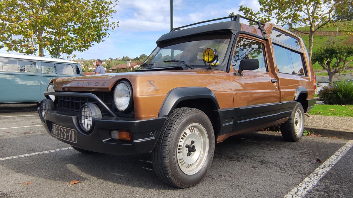 JouMike's tweet photo. Matra Rancho (1977)
#Hasparren #Matra #Simca #MatraRancho #Simca1100 #frenchcar #classiccar https://t.co/v1Sh2AuAW4
