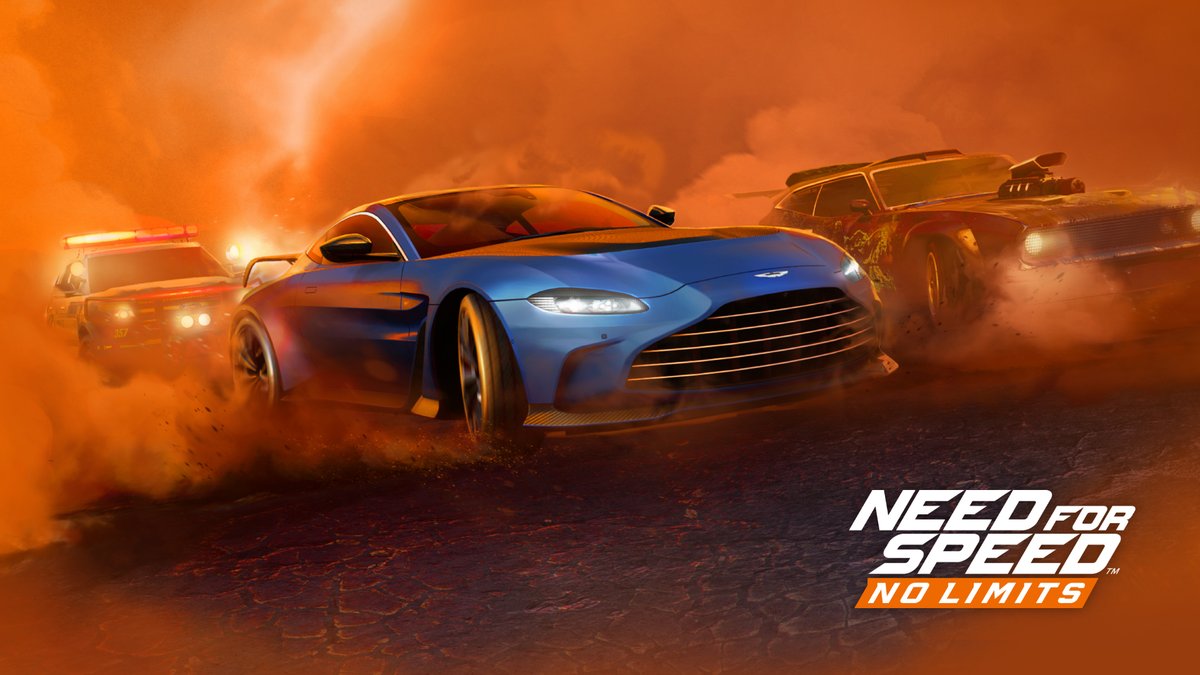 NFSNL's tweet photo. Mysteries abound as you head out into the dunes. Save your skin and race in style with the Aston Martin V12 Vantage (2022), Lotus Emira, and 1985 Lamborghini Countach LP5000 Quattrovalvole. Update out now! https://t.co/oQXWLGfjKj