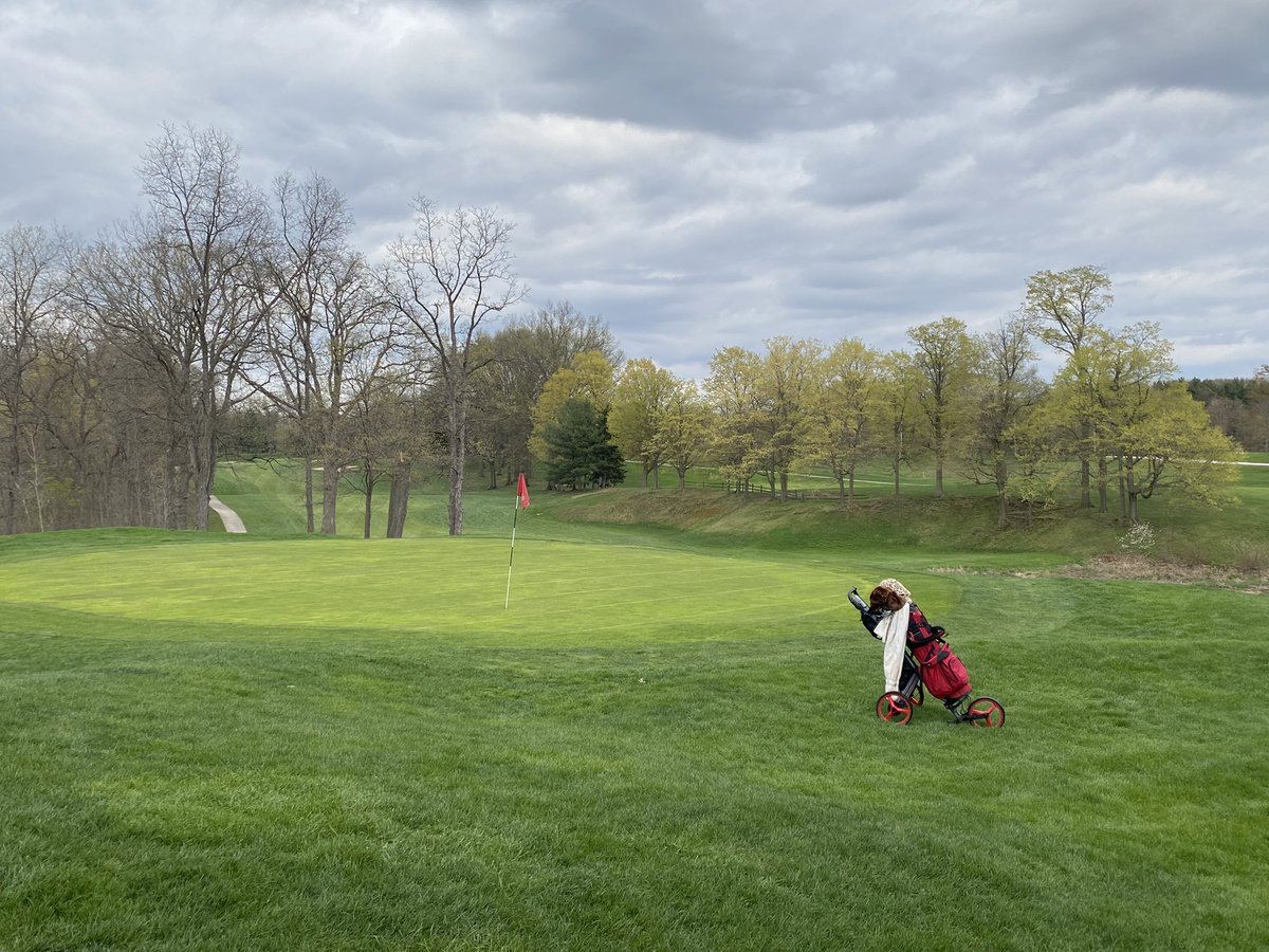 GCIMagazineGuy's tweet photo. Preparing for next week’s @GCImagazine trek to New England with a participatory evening study of Donald Ross @clevemetroparks Manikiki. https://t.co/9v87G6pkjl