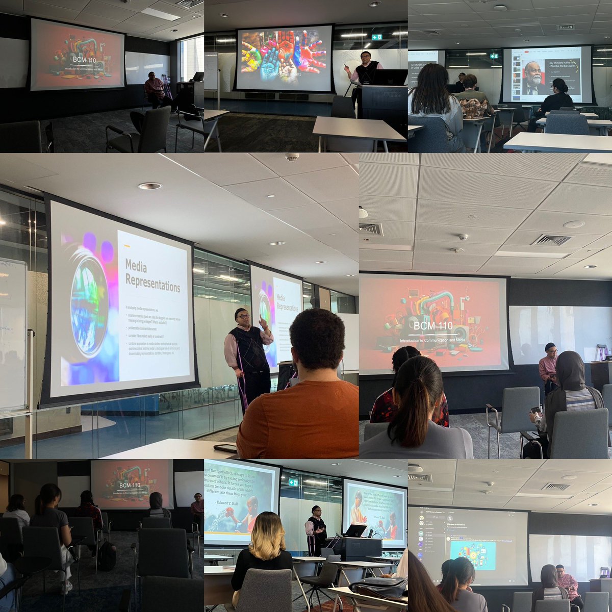 Noorhasbi's tweet photo. Week 1 done and dusted. #bcm110 and #bcm111 @UowdMediaTeam 

image credits to the awesome group of students (you know who you are) 😊 https://t.co/dsr3vZP9a2