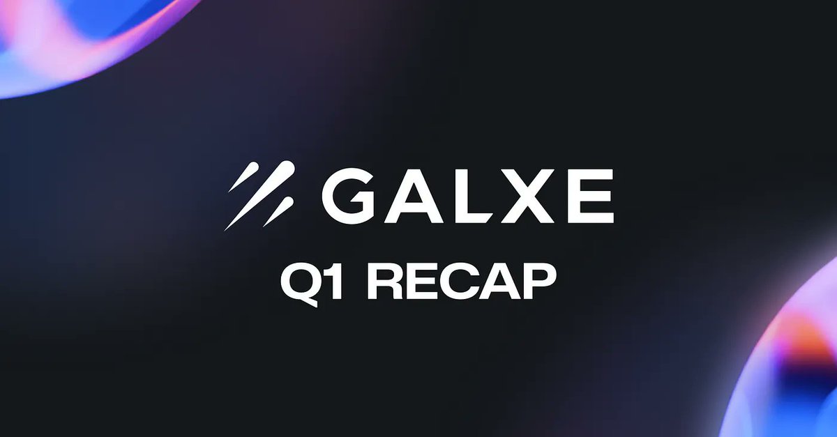 Galxe's tweet photo. Exciting news for web3 communities! ☄️ 

In Q1, Galxe rolled out new updates, features, and community developments. 
These included Galxe Mintlist, Loyalty Points System, Telegram & Page Visit Credentials, and the Token Reward.

Engage your communities in more impactful ways today! ⬇️
https://t.co/CkEE7HVVjU