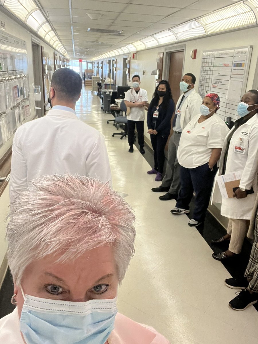 couch_nadine's tweet photo. Leadership rounds on HP10. SpecialOps going to the gemba. #leadwithrespect @Jeffrey_NYP @BernadetteKhan https://t.co/K9ms6A04FL