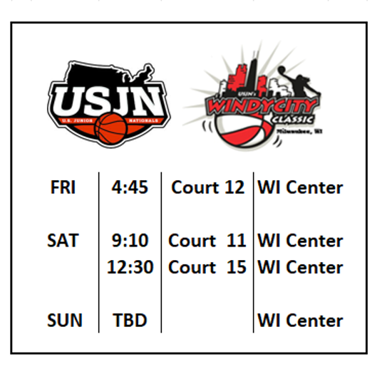 We're looking forward to competing in Milwaukee this weekend at the 18th Annual Windy City Classic with our 17u squad. #IHD🏀💪🏼