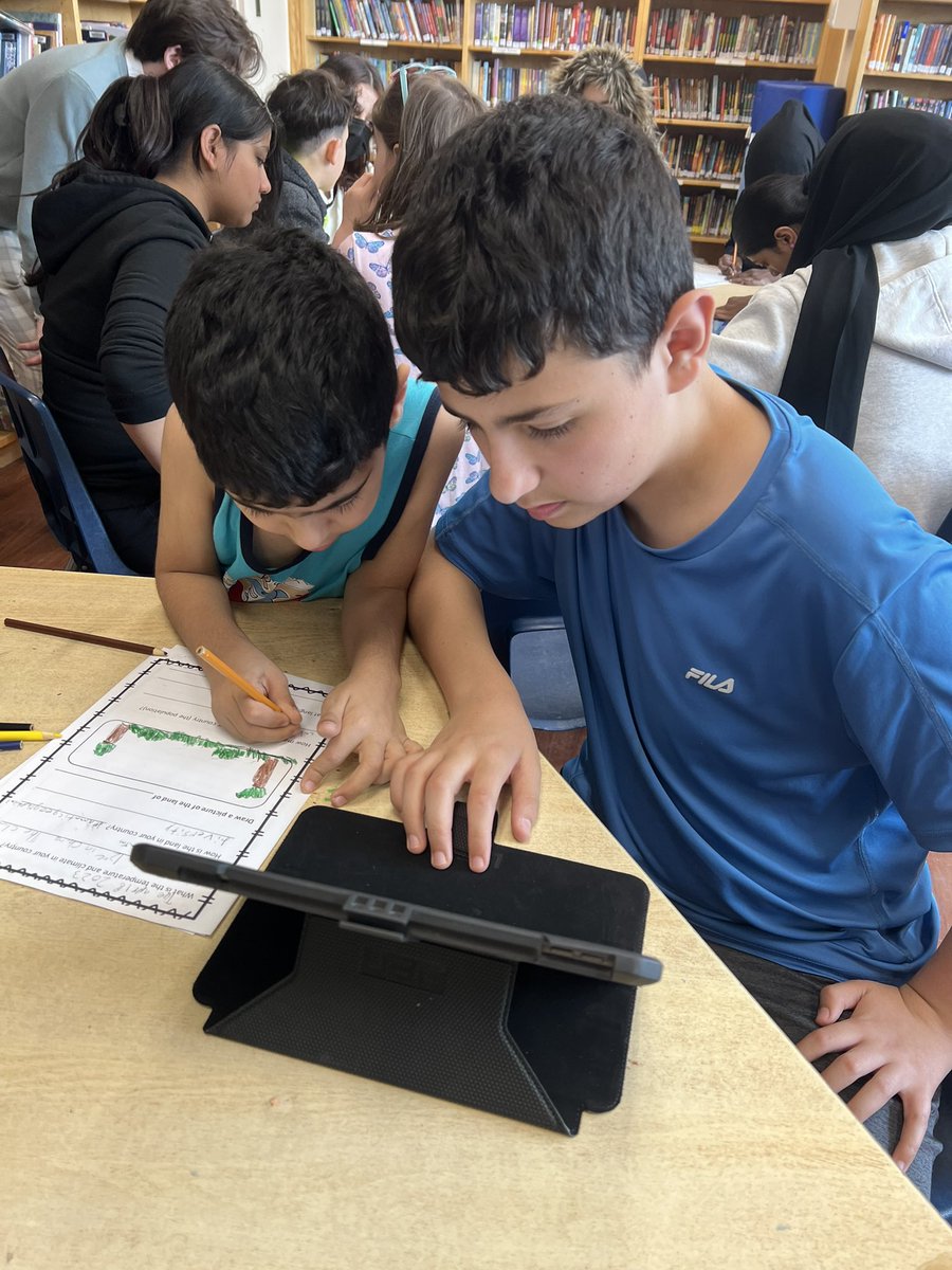 Very exciting for these young learners to have the opportunity to work with their big brothers!