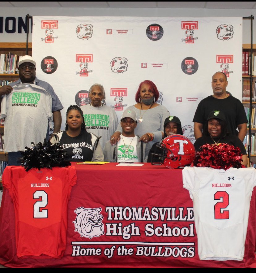 Excited for our guy <a href="/janhriluckey02/">janhri luckey</a>  signing to continue his football career at Greensboro College next season! A lot of hard work and dedication has gone into this moment for Nari and we couldn't be any prouder!