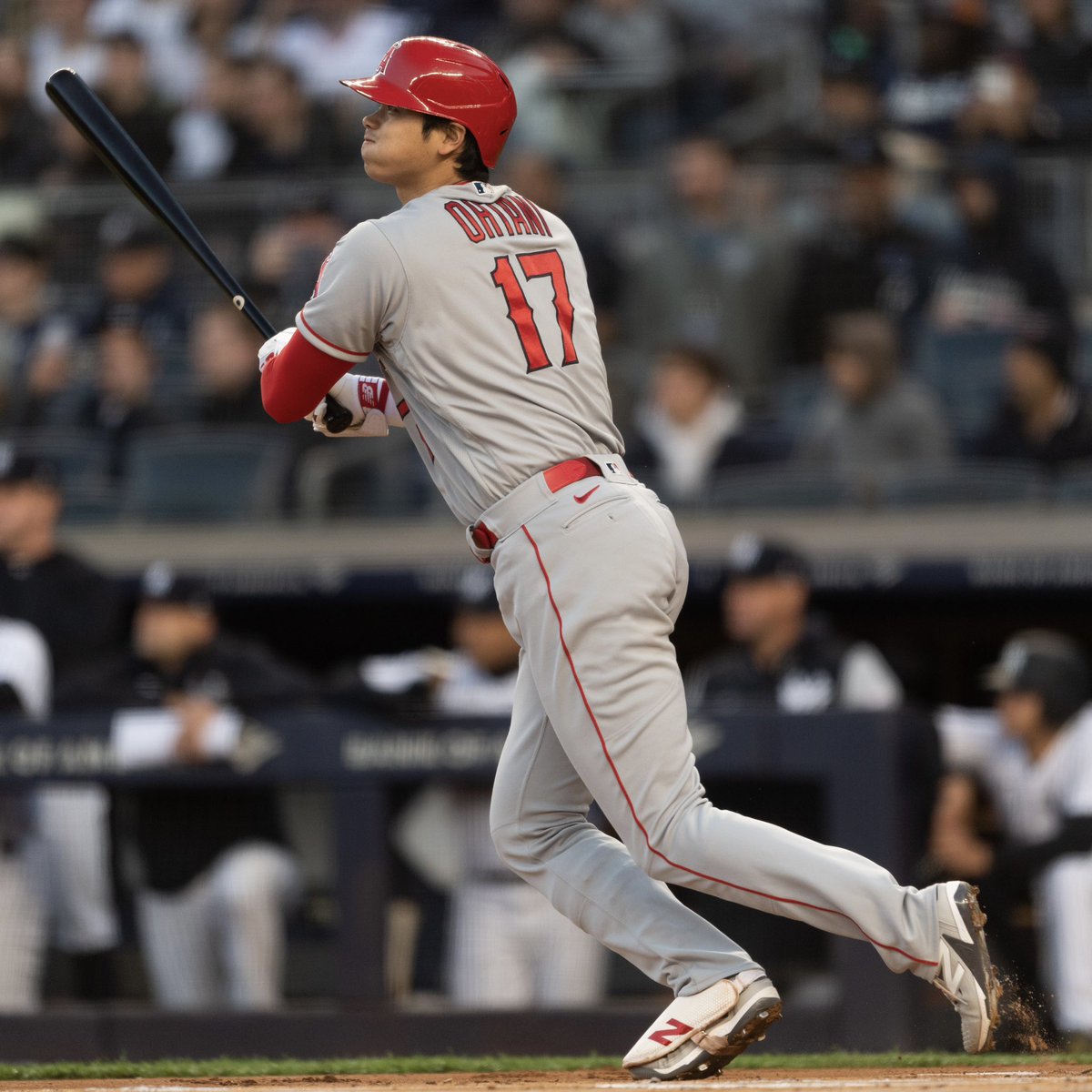 Angels's tweet photo. big swing in the big 🍎

#GoHalos https://t.co/kzH9FhqkHv