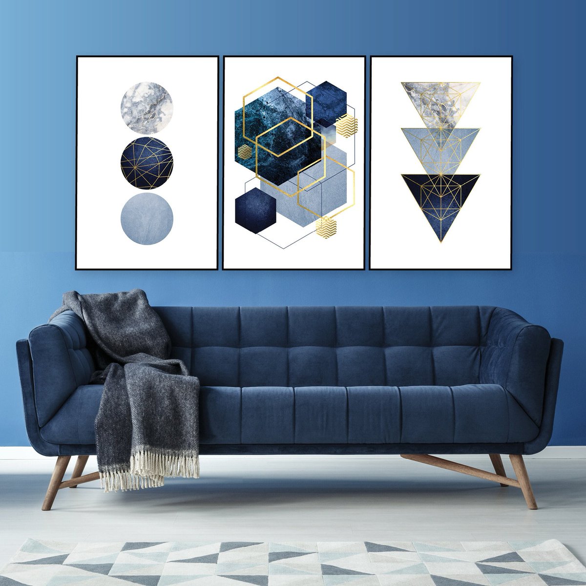 UrbanEpiphany_'s tweet photo. Thanks for the kind words! ★★★★★ "Super achat! Rendu très élégant dans mon salon" Francesca https://t.co/51ggIlZ4Mz 
#etsy #bluegold #abstractgeometric #livingroomart #setof3wallart #setof3printable https://t.co/fbtkEfOvb1