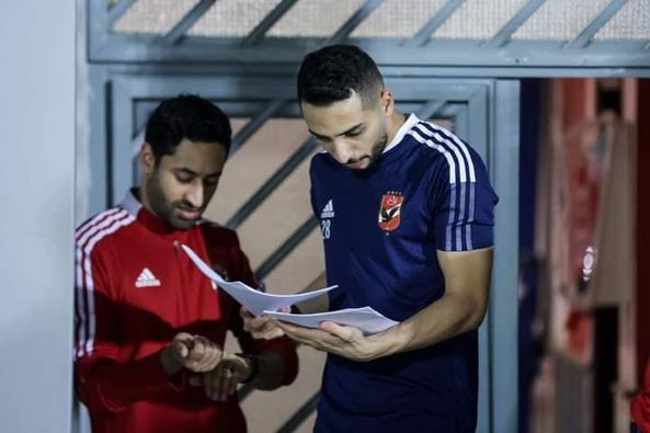 كريم فؤاد  في التتش😍
مرحلة جديدة من التأهيل💪