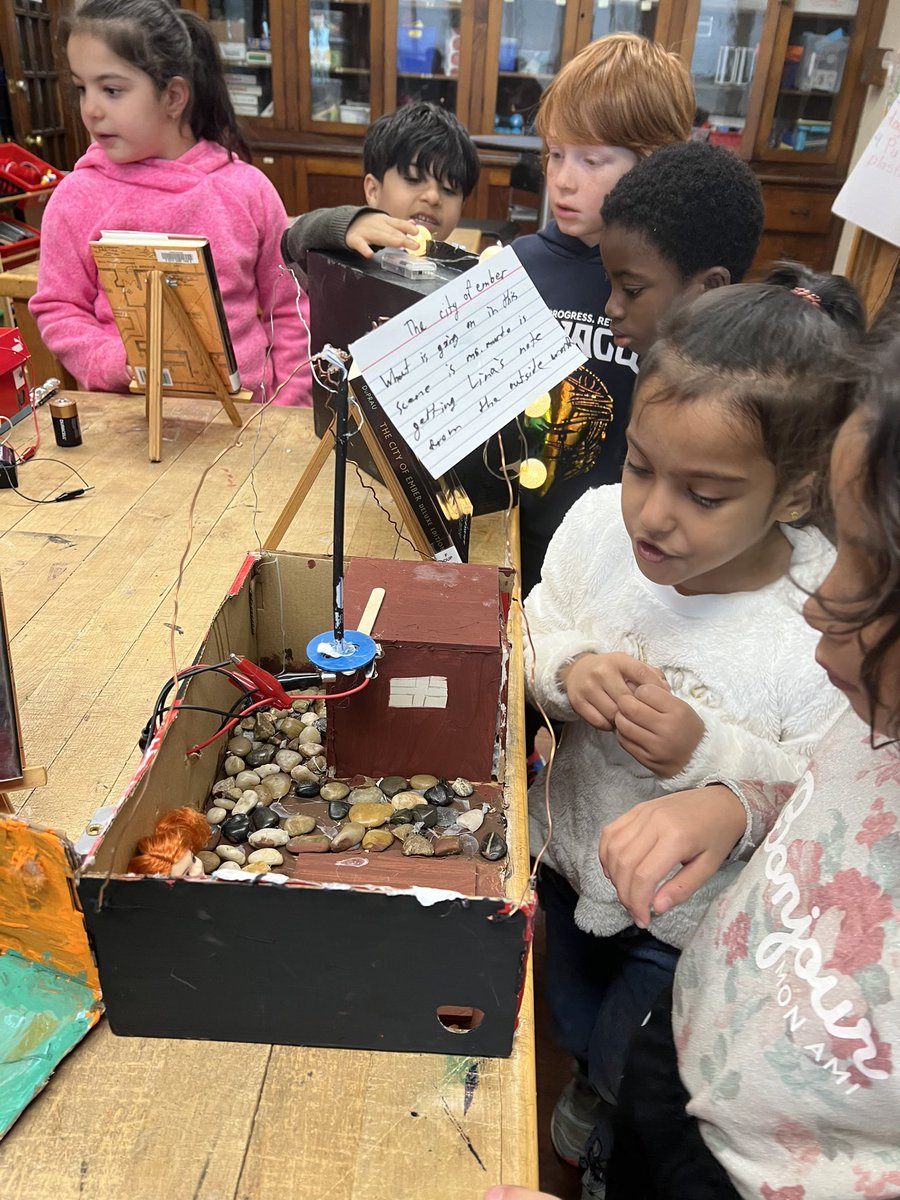 PElibrary2022's tweet photo. Excited to check out the “City of ember” dioramas created by 6W. https://t.co/q7VrV5WRA3