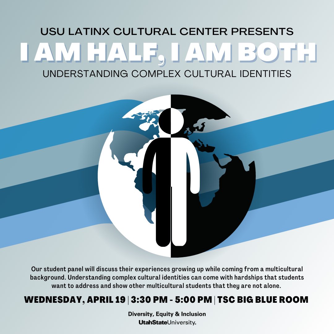 Two events happening this week at the LCC! Don’t miss out on these cool events, plus at our #lifeofalatinxleader event there will be food.😱 

I a Half, I am Both: TOMORROW
Life of a Latinx Leader: THURSDAY

We hope to see you all there!