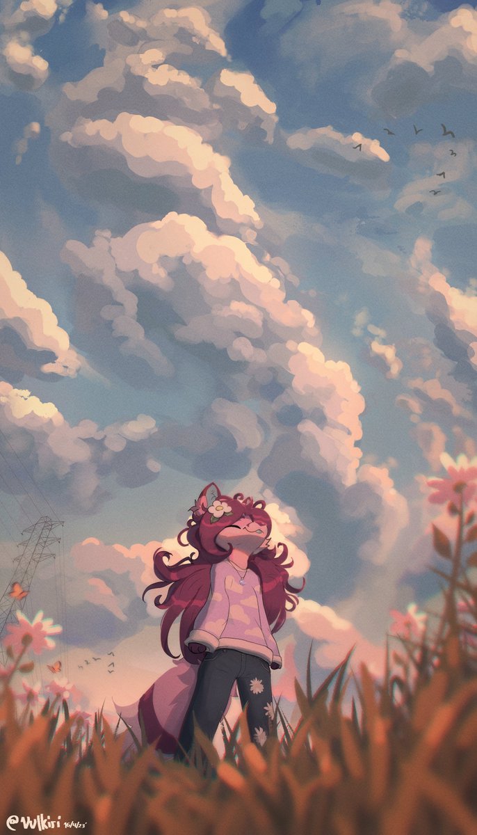 Vulkiri's tweet photo. peaceful afternoon☁️🌼☀️ https://t.co/1Wi0FxZBcS
