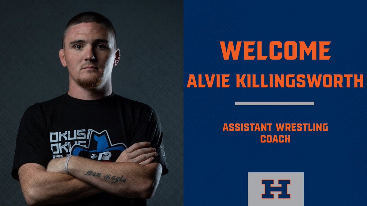Welcome to Heritage, Coach Killingsworth! 

Alvie reigns from Vian, Oklahoma where he graduated high school, as well as spent the last 3 years as the Head Wrestling Coach. 

#BeTheStandard