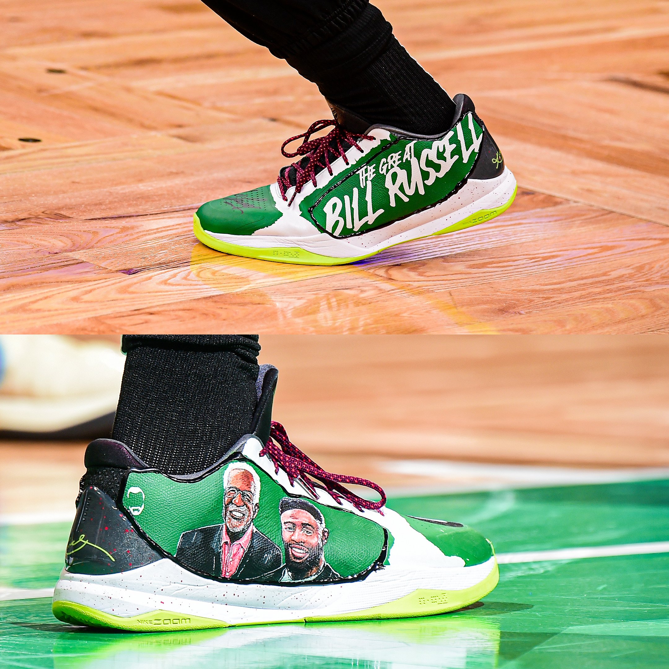 Jaylen Brown Honored Bill Russell During NBA Playoff Game - Sports  Illustrated FanNation Kicks News, Analysis and More