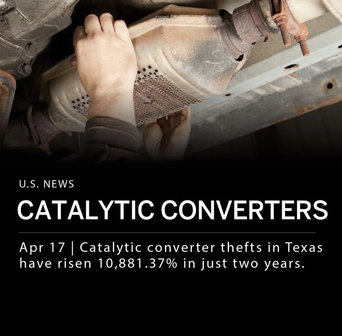 jakeshieldsajj's tweet image. When I’m dictator anyone caught stealing a Catalytic Converter will have their hand chopped off