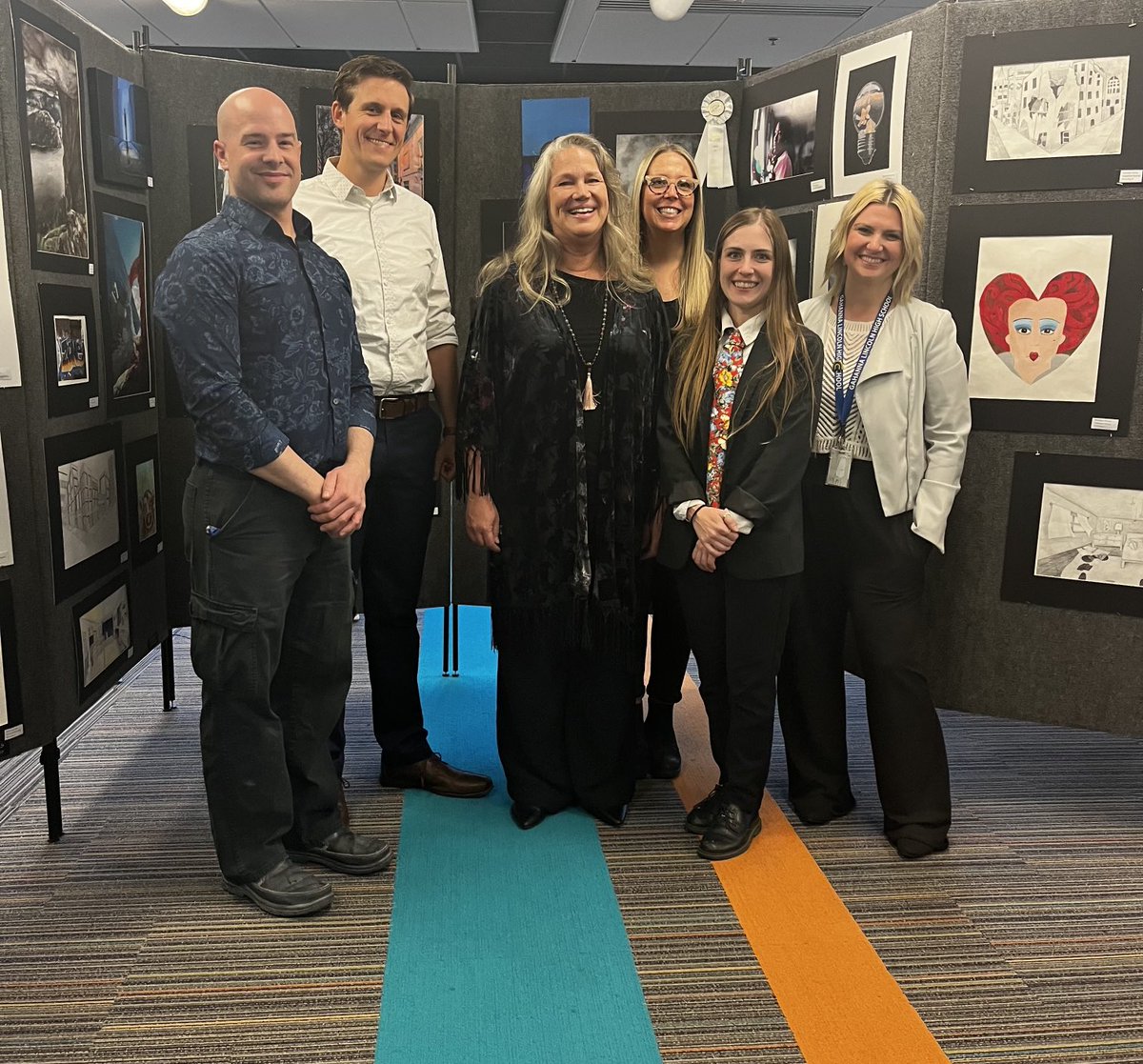 So very proud of this team of hardworking Art Educators, and all students involved in the exhibit! 🖼️🦁

#thegjpsway
