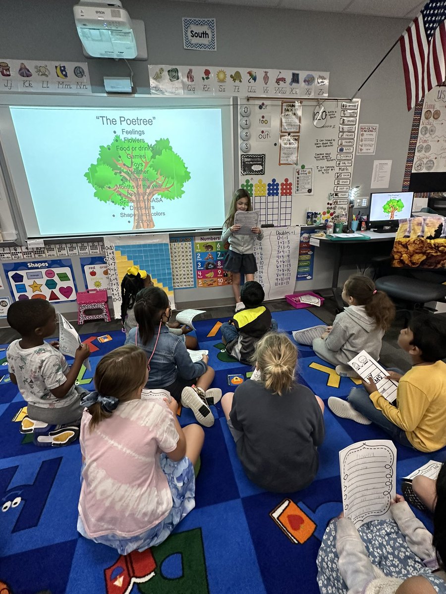 Williams1Marion's tweet photo. Students were excited to share some poetry after our lesson today! @MarionMavericks #20yearsME https://t.co/hveUZIuvfT