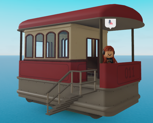 trolley car thingy i made! very different style to what im used to so be nice pls #ROBLOX #robloxdev