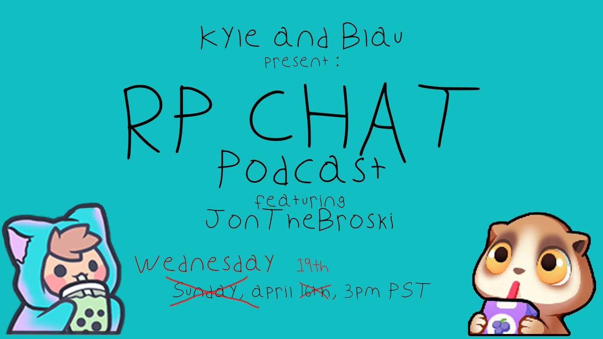 Blau On Twitter SORRY FOR THE DELAY RP POD RETURNS TOMORROW 