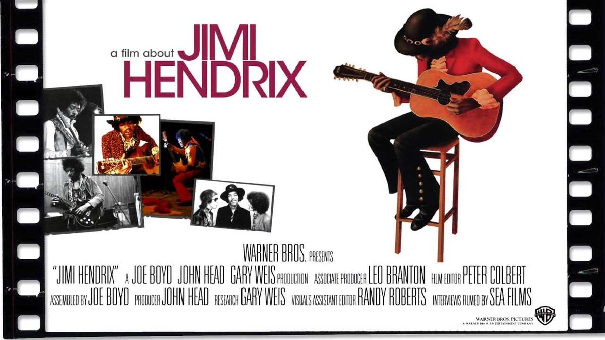TCMComingUp's tweet photo. #ComingUpOnTCM
JIMI HENDRIX (1973) #JimiHendrix #MickJagger #EricClapton
Dirs.: #JoeBoyd, #JohnHead, #GaryWeis 3:00 PM PT
The life and career of Jimi Hendrix.
1h 42m | Musical Documentary | TV-14
#TCM #TCMParty https://t.co/rGb9FvuPDr