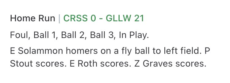 esolammon1's tweet photo. Hit a Grand Slam in a big team win tonight.
Hitting .320 through 19 games https://t.co/gowGSUzI0p