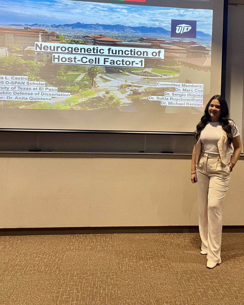 vlcsci's tweet image. Public defense of my PhD dissertation complete! Officially Dr. Castro! 😱✔️🥳 So grateful for my mentor @AnitaQuintana20, lab mates, PhD committee and family for serving as such an integral support system! What a SURREAL moment this has all been! 🍾👩🏻‍🎓👩🏻‍🔬📊