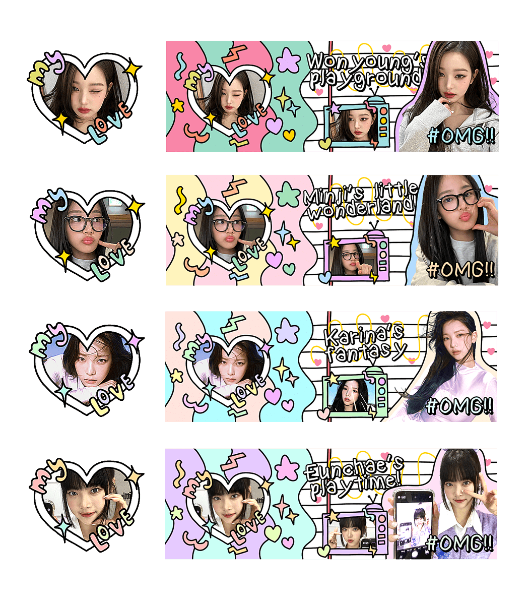 heaventinted's tweet photo. Good morning, Ellie ada beberapa layout ready stock Wonyoung, Minji, Karina &amp; Eunchae. Price 6k/each, ava PNG only! Bisa req juga yah di harga yang sama. Timaaci <3

#zonauang️ #zonaba https://t.co/5t2uOZ6zli