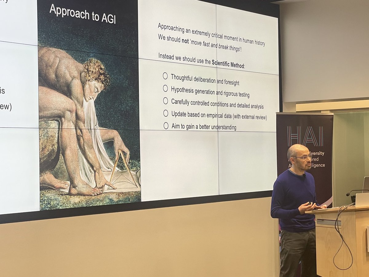 landay's tweet image. Instead use the scientific method and in a thoughtful way. ⁦@demishassabis⁩ ⁦@StanfordHAI⁩