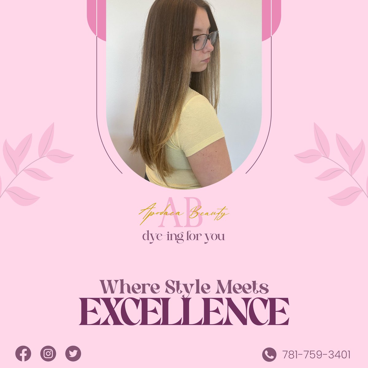 Apodaca_Beauty's tweet photo. Associate at Carl Michael Salon and Student at T &amp; G hairdressing academy, Dedra Apodaca is here to bring your “dream hair look” into life!

For appointments: https://t.co/SxZvJlw8e7 or 781-759-3401

#apodacabeauty #dedraapodaca #yourstoptorevamp https://t.co/N9YUfAEi8U