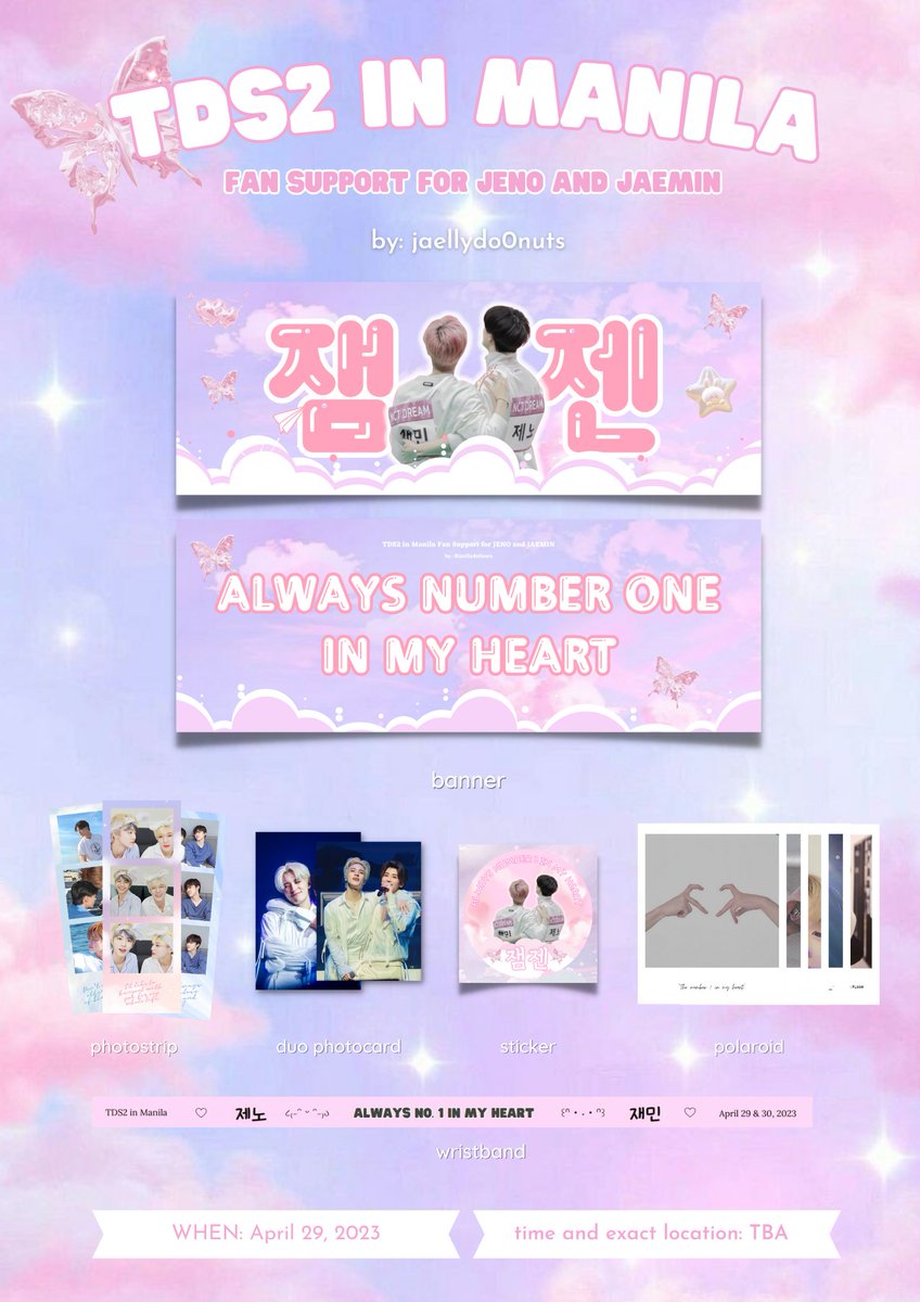 jaellydo0nuts's tweet photo. The Dream Show 2 in Manila - Fan Support for JAEMJEN (⁠*⁠˘⁠︶⁠˘⁠*⁠)⁠.⁠｡⁠*⁠♡
by: @jaellydo0nuts

✧ #잼젠 ; always no. 1  ✧ 

• mbf, rt and like this tweet
• limited - 1:1 ratio only
• show proof on d-day + proof you're a nominist 🥹
 
#JAEMIN #JENO #TDS2inMNL https://t.co/kL9jM3tXTN
