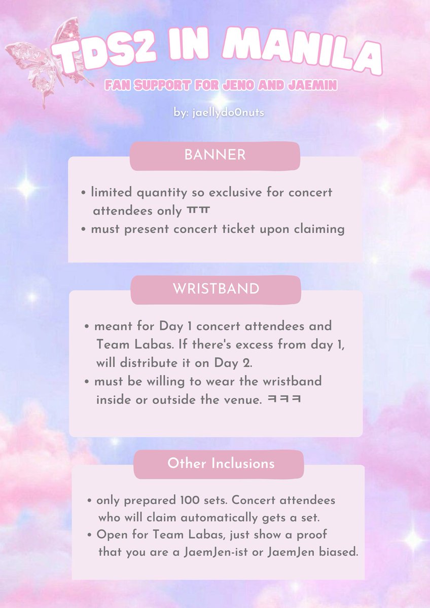 jaellydo0nuts's tweet photo. The Dream Show 2 in Manila - Fan Support for JAEMJEN (⁠*⁠˘⁠︶⁠˘⁠*⁠)⁠.⁠｡⁠*⁠♡
by: @jaellydo0nuts

✧ #잼젠 ; always no. 1  ✧ 

• mbf, rt and like this tweet
• limited - 1:1 ratio only
• show proof on d-day + proof you're a nominist 🥹
 
#JAEMIN #JENO #TDS2inMNL https://t.co/kL9jM3tXTN