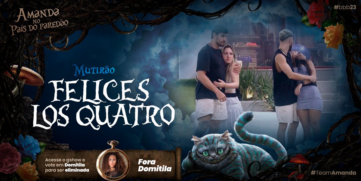draameirelles's tweet photo. 🪢 MUTIRÃO FELICES LOS QUATRO INICIADO 🪩

❌ O voto é para ELIMINAR, portanto votem em DOMITILA.

🎯 META: 10 MIL RESPOSTAS.

🚨 A CADA 10 VOTOS, COMENTE UM EMOJI OU UMA LETRA! 

⏰ ENCERRA ÀS 22H.

📲: https://t.co/E4gKlxA9XL

#ForaDomitila https://t.co/hpkI1sJ7VX