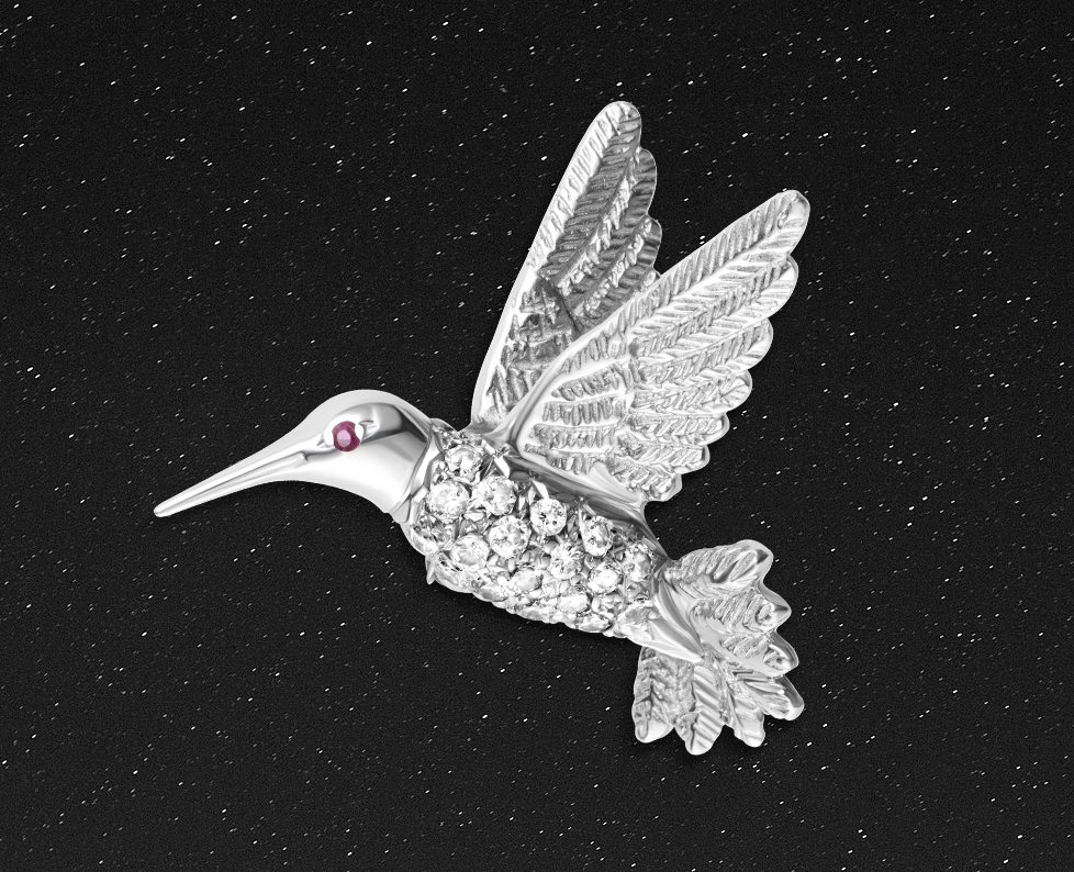 allison_quaid's tweet photo. Brilliant diamonds take flight in the Hummingbird Brooch. Discover at https://t.co/kclFGK1OzP https://t.co/rRPabDLdqS