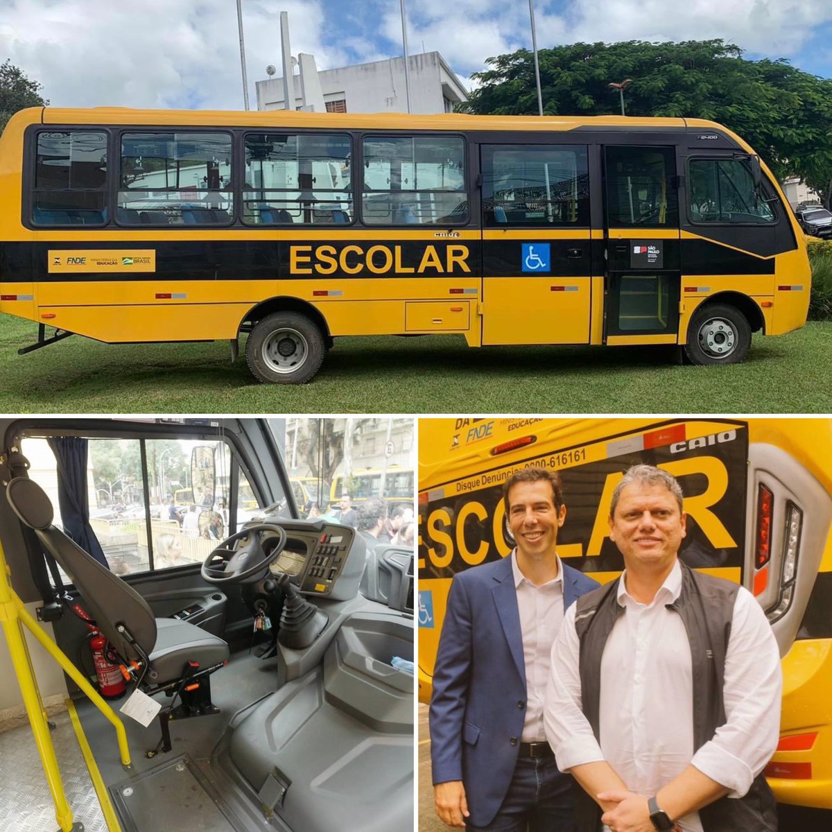matheusmafepi's tweet photo. ‼️Aeeeeee Rio Pardo!

O nosso Governador @tarcisiogdf , destinou mais um Ônibus escolar pra gente! Lembrando que o secretário da Educação, @renatofeder , sempre está muito ligado nas cidades do Interior do Estado!

As autoridades sabem das carências de nossa população! Uma a uma vamos assistir sendo resolvidas.

🏃🏼‍♂️ Andei muito na minha vida pública, Rio Pardo estava à frente sempre e estou aqui, vivo, pai de família, vendo benefícios!

✅ “Segurança e conforto pras crianças, tô feliz viu!?”

Parabéns, cidade!