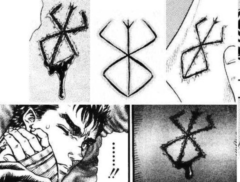 2. "Berserk Sacrifice Symbol Tattoo" design - wide 3