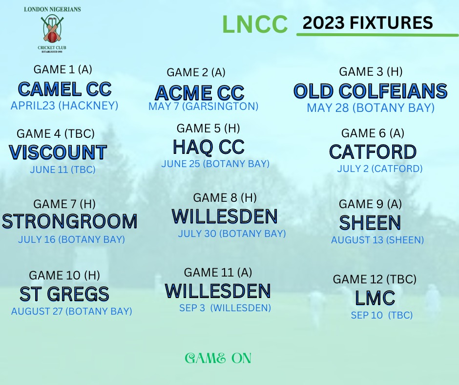2023 cricket season is here. Winter nets ahead of the season was intense. LNCC fixtures for 2023 season. Few days to the first match of the season.  Loading! Loading!!#LNCC #cricketer #cricket #cricketlover #sports #sport  #cricketlife #cricketfans #cricketclub #cricketseason