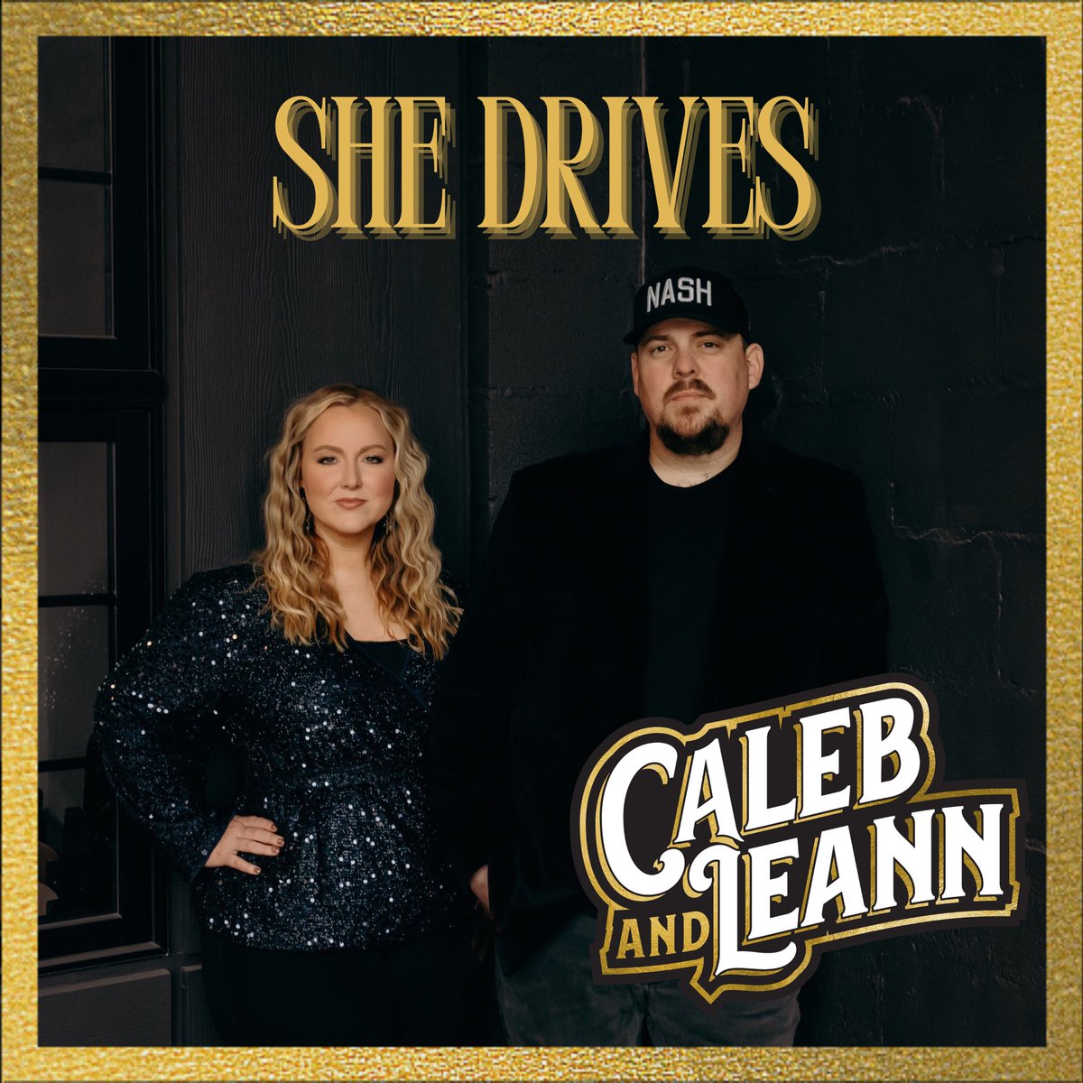 calebandleann's tweet photo. Our debut single drops THIS Friday! Pre-save it at https://t.co/w1kUQzpIJ6! #calebandleann #countrymusicduo #debutsingle #shedrives https://t.co/xlggyYgATR