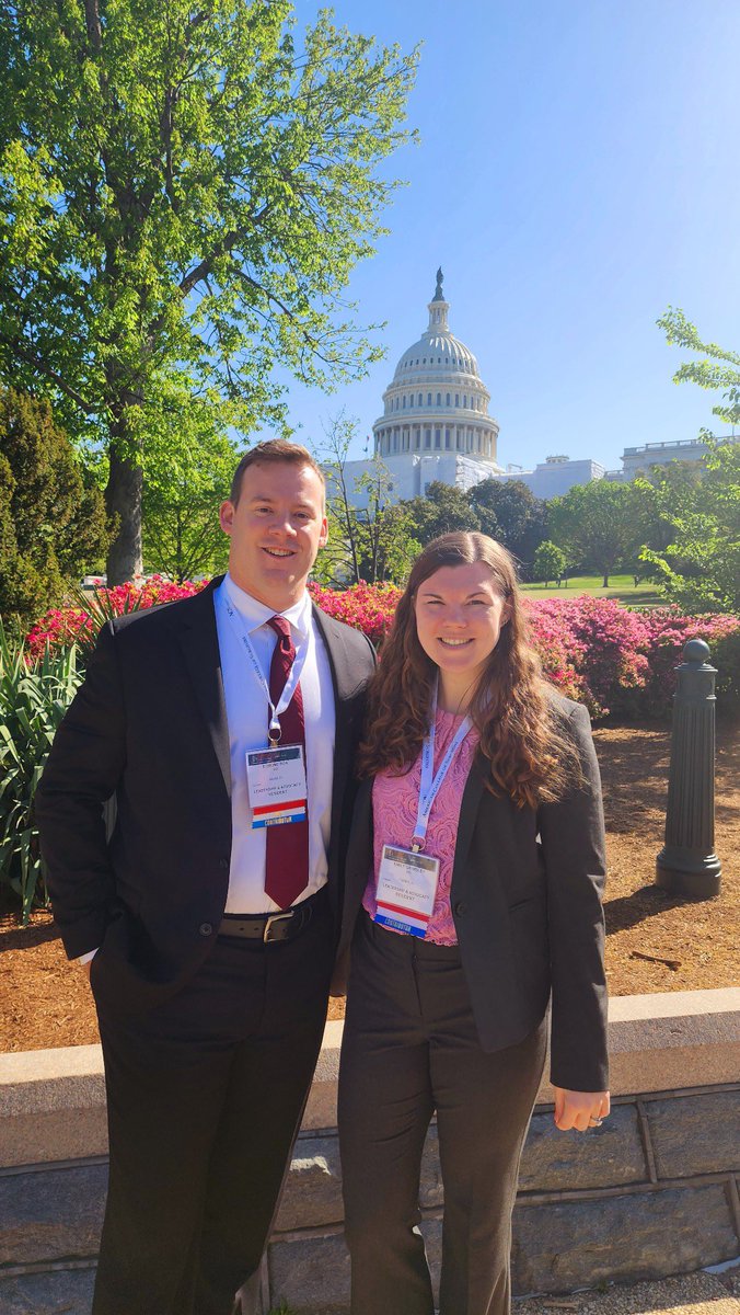 Spent the day lobbying with @edmondboxmd on Capitol Hill for the REDI Act and so much more! Thank you for the opportunity to learn and advocate, @AmCollSurgeons and @USFsurgery! #ACSLAS23