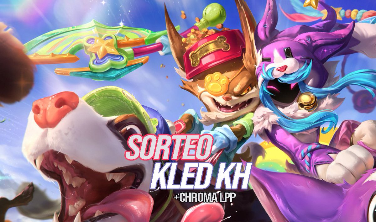 FrostyTwice's tweet photo. Banda, voy a estar sorteando 10 skins de #KLED #KIBBLEHEAD + Chroma de #LPP que pueden usarse en cualquier región  

Para participar  
*Seguirme en ig @frostytwice

*Dar like y RT a esta publicación 
*Etiquetar a un amigo/a  

Sorteo : 26 de ABRIL 
BUENA SUERTE!

#lol #sorteo https://t.co/Aw2NJwRfrL