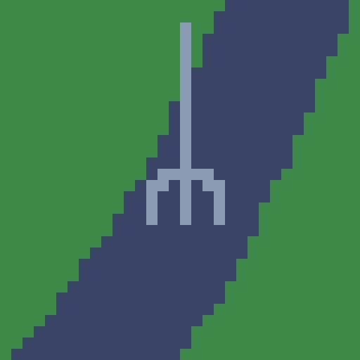 currentmoonart's tweet photo. Monday’s @Pixel_Dailies prompt was #visualpun 
Here’s a fork in the road 

#pixel_dailies #NFT #NFTcommunity https://t.co/L7SxG3AJFk