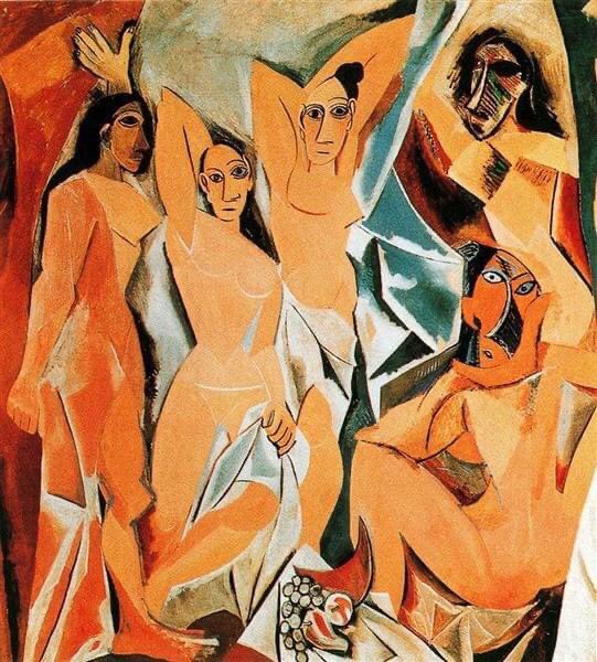 Las chicas de Avignon, 1907 - Pablo Picasso
Museo de Arte Moderno (MoMA), Ciudad de Nueva York, NY, EE. UU.