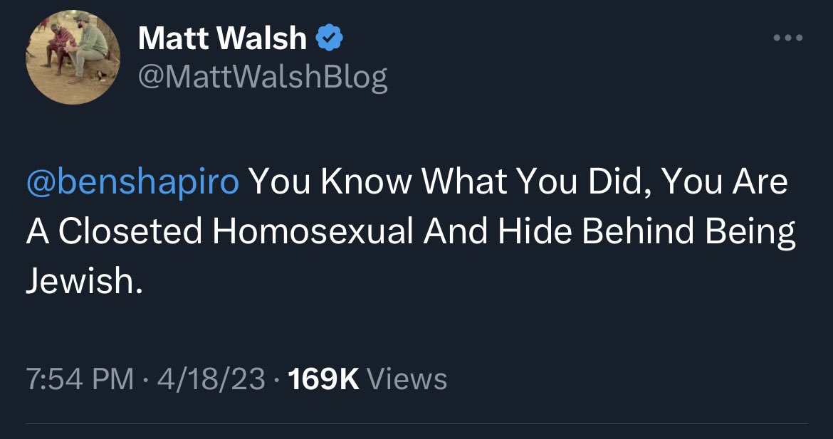 Matt Walsh got hacked, and the last hour of his account has been fun.