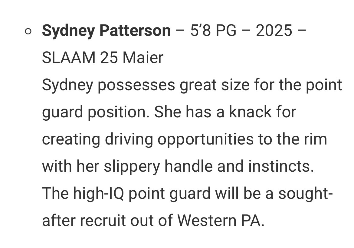 SLAAMBASKETBALL's tweet photo. Thank you ⁦@JrAllStarBB⁩ for recognizing ⁦@Sydpatterson1⁩ as on of the Best PG’s at ⁦@WPABruinsTipOff⁩!!!  #SLAAMFam!! https://t.co/2NOq6tcT9j