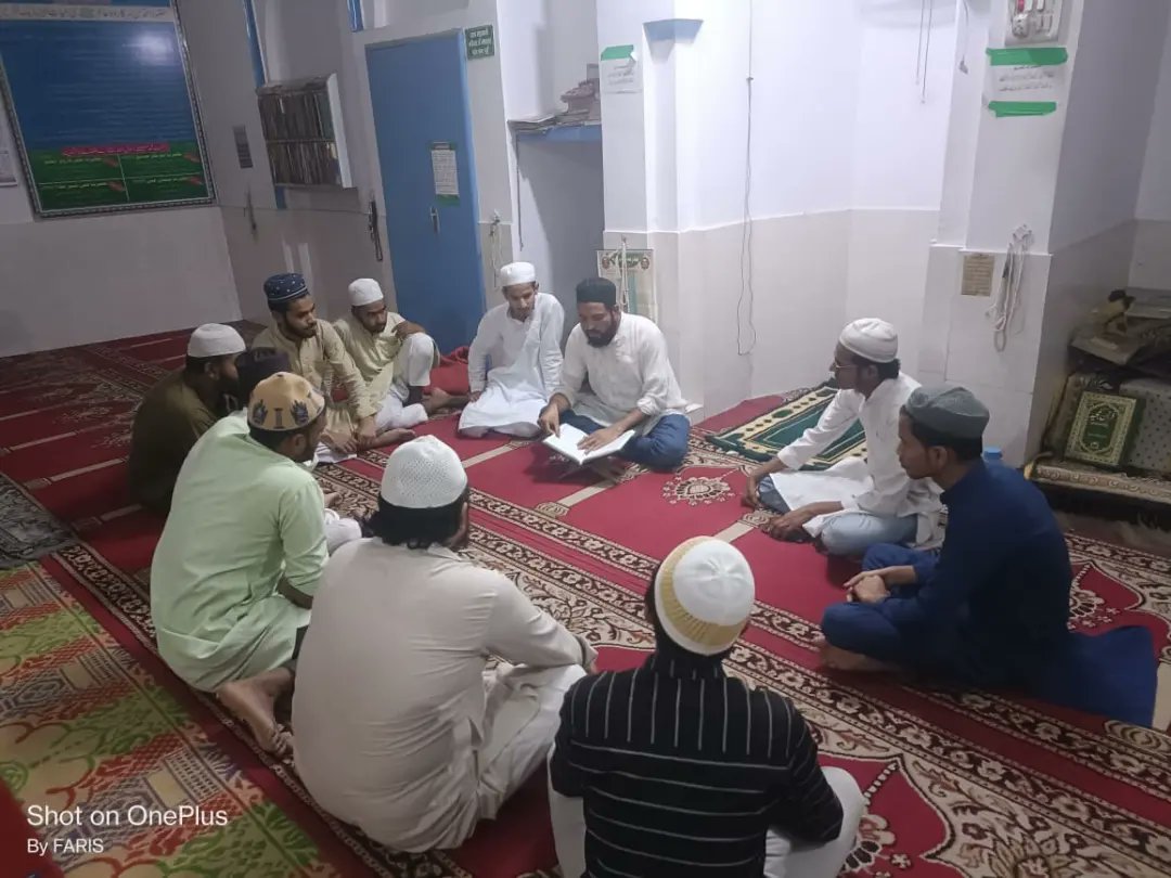 Shahjahanp75050's tweet photo. Today,Shahjahanpur unit organized Qayam ul Lail program at Muhammadi Masjid, Jhanda with reference to Ramadhan Campaign.
#Ramadan2023 #RamadanKareem #RamadanCampaign #Islam #Muslim #Quran #Life #SIOofIndia #SIOUPWest #SIOShahjahanpur https://t.co/oGaJub8En8